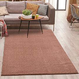 Hochflor-Teppich CARPET CITY "Plainy",