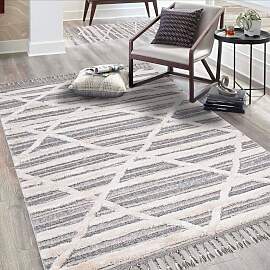 Hochflor-Teppich CARPET CITY "Valencia