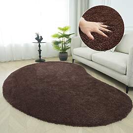 Hochflor-Teppich "Halrum, einfarbig,