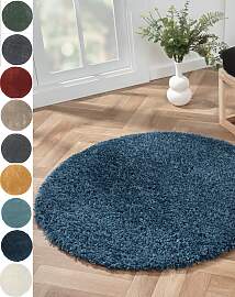 Hochflor-Teppich "My Shaggy", blau