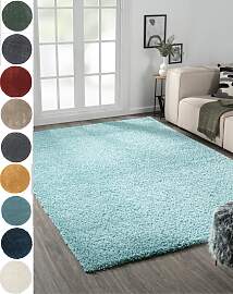 Hochflor-Teppich "My Shaggy", blau