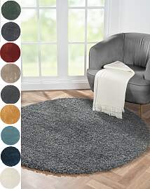Hochflor-Teppich "My Shaggy", grau