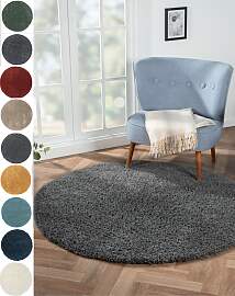 Hochflor-Teppich "My Shaggy", grau,
