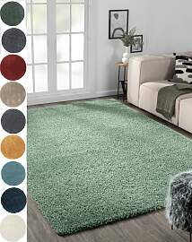Hochflor-Teppich "My Shaggy", grün
