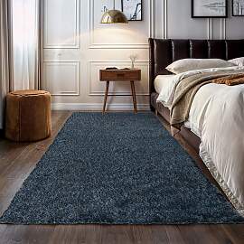 Hochflor-Teppich OTTO HOME "Banji", blau 