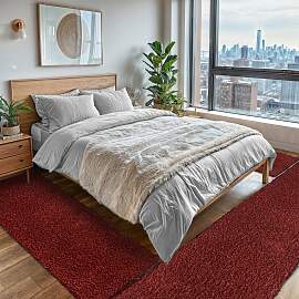 Hochflor-Teppich OTTO HOME "Banji", rot