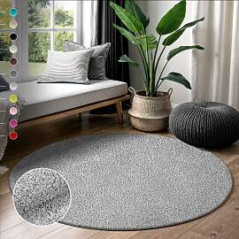 Hochflor-Teppich SANAT "LOCA", grau