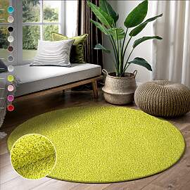 Hochflor-Teppich SANAT "LOCA", grün