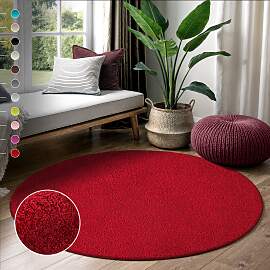 Hochflor-Teppich SANAT "LOCA", rot,