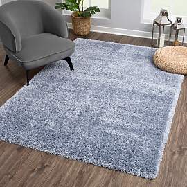 Hochflor-Teppich SANAT "Porto", blau,
