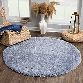Hochflor-Teppich SANAT "Porto", blau,