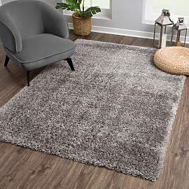 Hochflor-Teppich SANAT "Porto", grau