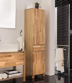 Hochschrank HOME AFFAIRE "Kaika", braun