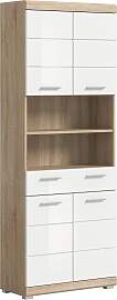 Hochschrank Lambada ca. 74x191 cm Sonom Eiche/Weiß
