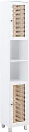Hochschrank Lisa Naturfarben/ Weiß ca. 32x180x30