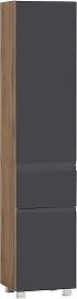Hochschrank Varese Grau/Eiche