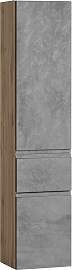 Hochschrank Varese Hellgrau/Eiche