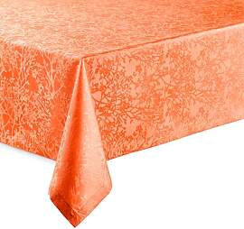 Hochwertige Tischdecke mit Saumrand Harmony Terra