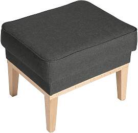 Hocker Angelo Flachgewebe anthrazit