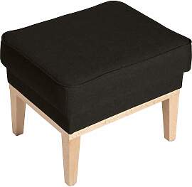 Hocker Angelo Flachgewebe schoko