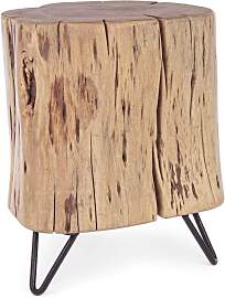 Hocker Artur aus Akazienholz, Massivholz-Design,