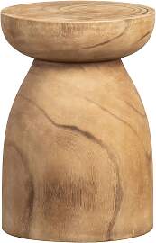 Hocker Bink aus Paulowniaholz, skandinavisches