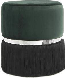 Hocker ca. 41x44,5 cm Dunkelgrün