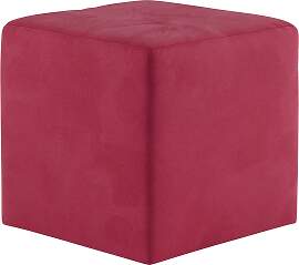 Hocker COTTA "Cuby", rot (bordeaux),