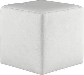 Hocker COTTA "Cuby", weiß, B:40cm