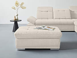 Hocker COTTA "Holiday", beige, B:112cm