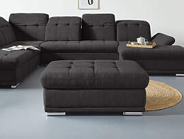 Hocker COTTA "Holiday", braun (mud),