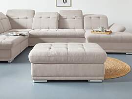 Hocker COTTA "Holiday", grau (elephant), 