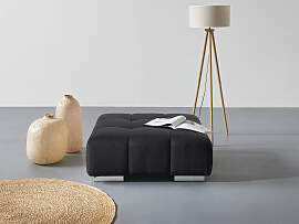 Hocker COTTA "Orion", schwarz, B:103cm
