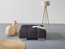 Hocker COTTA "Orion", schwarz, B:103cm