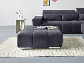 Hocker COTTA "Orion", schwarz, B:103cm