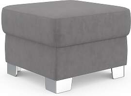 Hocker DOMO COLLECTION "Anzio", grau,