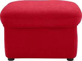 Hocker DOMO COLLECTION "Faenza", rot