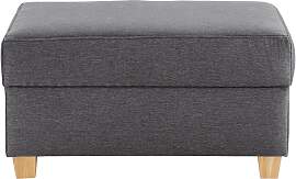 Hocker DOMO COLLECTION "Incanto", grau,