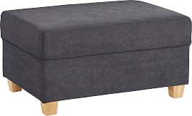 Hocker DOMO COLLECTION "Incanto", grau