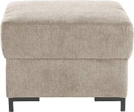 Hocker DOMO COLLECTION "Ledas", beige,