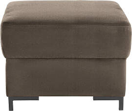 Hocker DOMO COLLECTION "Ledas", braun,