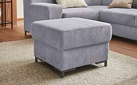 Hocker DOMO COLLECTION "Ledas", grau,
