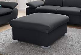 Hocker DOMO COLLECTION "Milan", schwarz, 