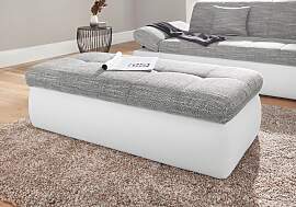 Hocker DOMO COLLECTION "PB Moric", grau