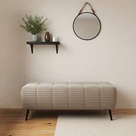 Hocker DOMO COLLECTION "Trento, mit Kufenfuß 