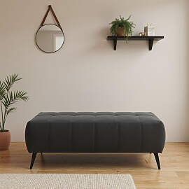 Hocker DOMO COLLECTION "Trento, mit Kufenfuß 