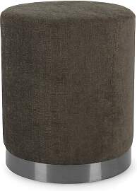 Hocker Ernestine aus Stoff, modern gepolstert,
