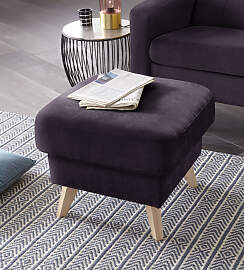 Hocker EXXPO - SOFA FASHION "Nappa mit