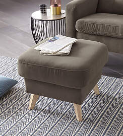 Hocker EXXPO - SOFA FASHION "Nappa mit