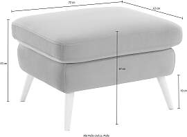 Hocker EXXPO - SOFA FASHION "Scandi bequem